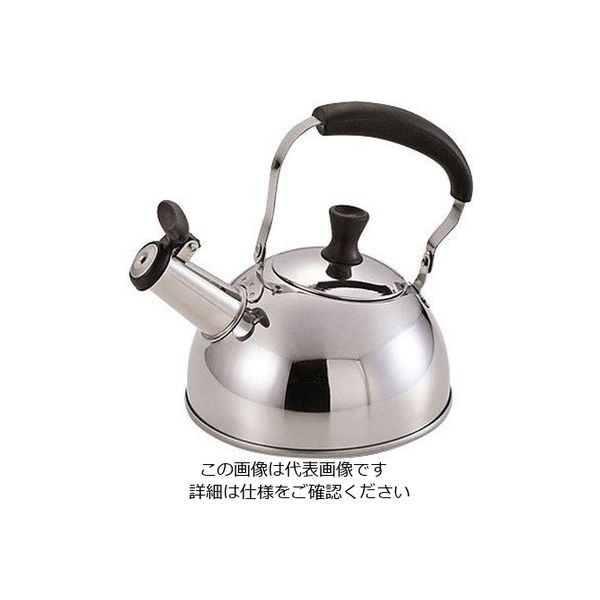 パール金属 コンパクト ステンレス製笛吹きケットル 1.0L HB-2202 1個 63-2760-49（直送品）