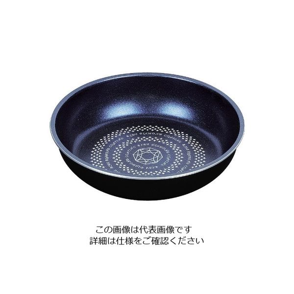 パール金属 ルクスパン ブルーダイヤモンドコートIH対応フライパン 20cm HB-2434 1枚 63-2761-21（直送品）