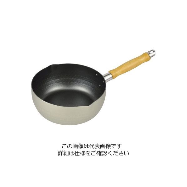 パール金属 マイセレクト IH対応アルマイト加工行平鍋 20cm(内面ふっ素加工) HB-3082 1個 63-2764-40（直送品）