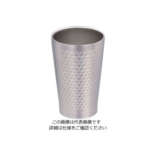 パール金属 プレミアム贅 真空槌目タンブラー 280mL HB-515 1個 63-2766-20（直送品）