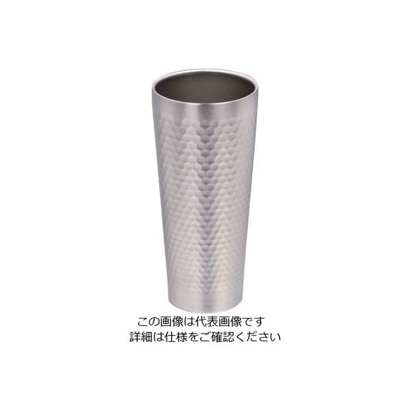 パール金属 プレミアム贅 真空槌目タンブラー 430mL HB-517 1個 63-2766-22（直送品）