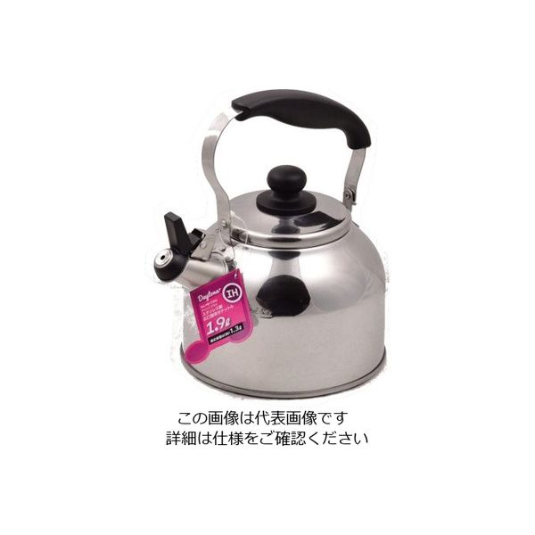 パール金属 デイトナプラス ステンレス製広口笛吹きケットル 1.9L HB-7350 1個 63-2766-85（直送品）