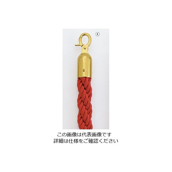 アズワン カラーロープ ゴールド用 レッド 63-3390-58 1本（直送品）