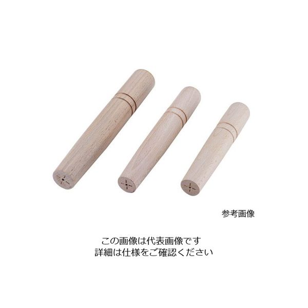 カンダ 銅玉子焼用木柄 特大(釘付) 東27~30 62-8169-79 1個（直送品）