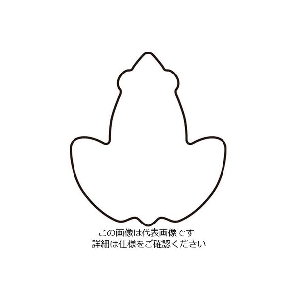 カンダ 厚口野菜抜 カエル 小 #1 62-8228-59 1個（直送品）