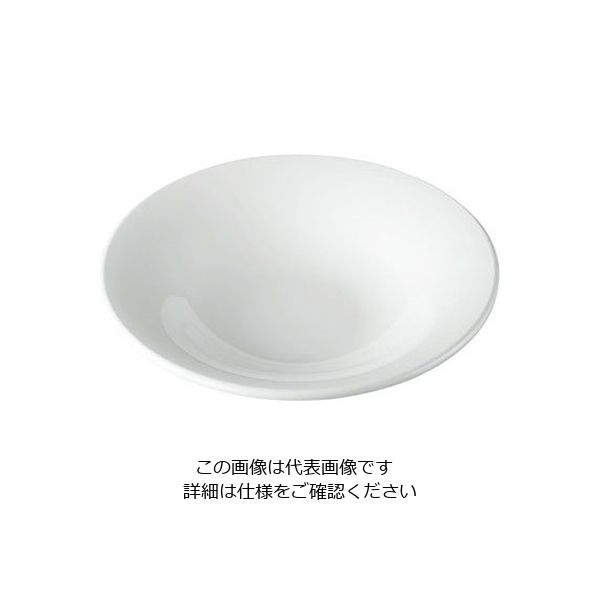 台和 カフェプレートセレクション Fプレート・中 TKー260 白(W) 319358 1個 63-1726-79（直送品）