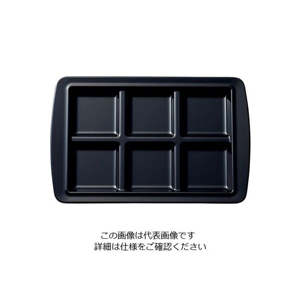 台和 パズルプレート ロクプレート CHー6 黒(BK) 319303 1個 63-1746-90（直送品）