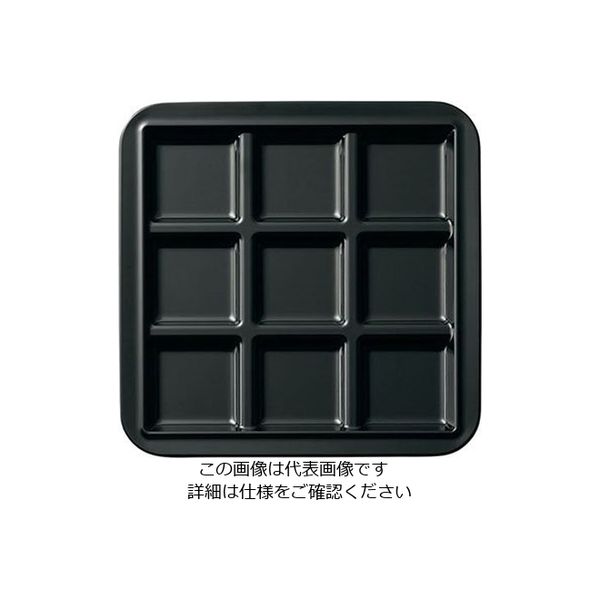 台和 パズルプレート キュウプレート CHー9 黒(BK) 319301 1個 63-1746-85（直送品）