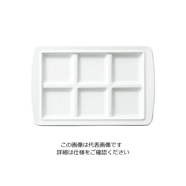 台和 パズルプレート ロクプレート CHー6 白(W) 319302 1個 63-1746-91（直送品）