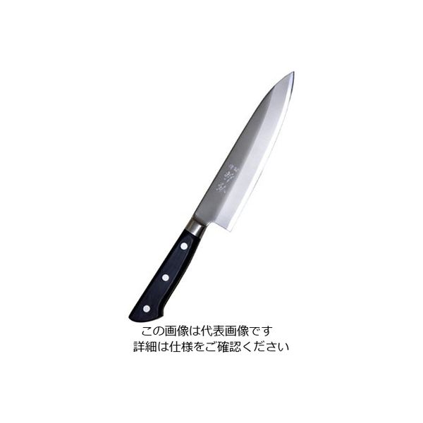 有次 上 牛刀 全鋼 青鋼 17cm 研ぎ済み 包丁 カバー付き