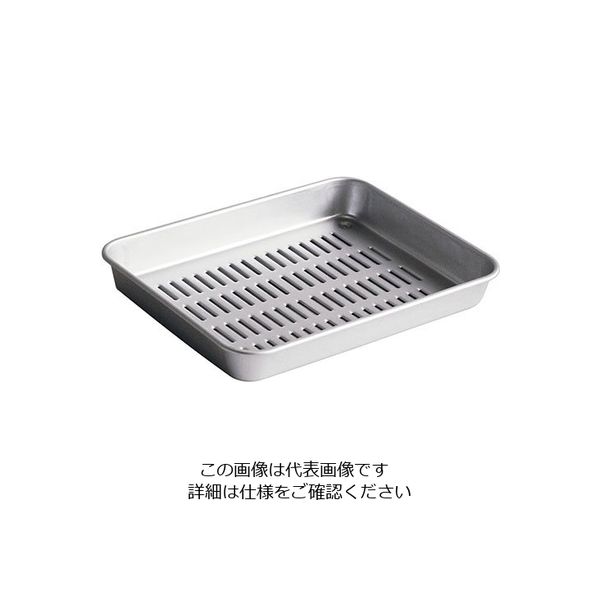 北陸アルミニウム アルマイト 穴明バット 7号 63-5691-96 1個（直送品）