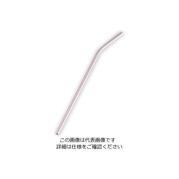 片力商事 カラール アルミストロー(曲がり) ピンク 63-5698-59 1個（直送品）