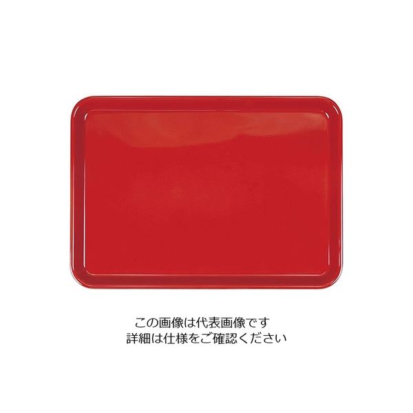 橋本達之助工芸 ピノ ノンスリップトレー 角 33cm レッド 63-5698-75 1個（直送品）