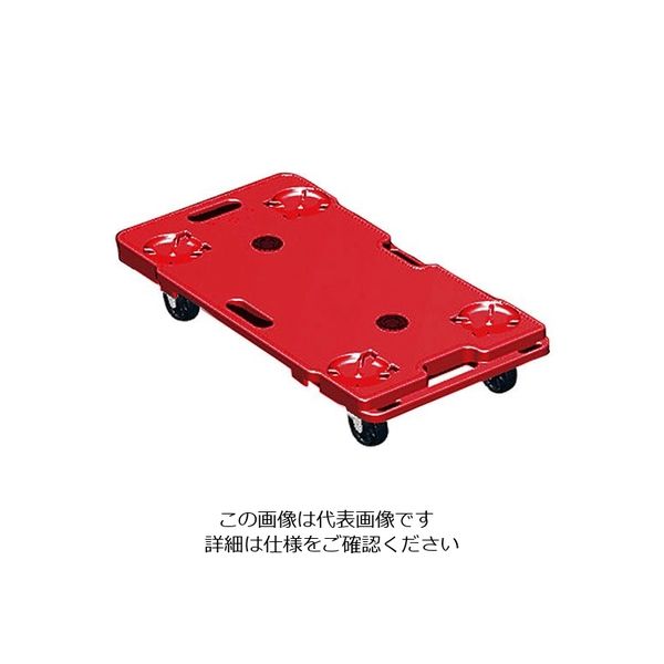 遠藤商事 タイキャリー(ナイロン車) レッド TR-75 1個 63-5700-87（直送品）