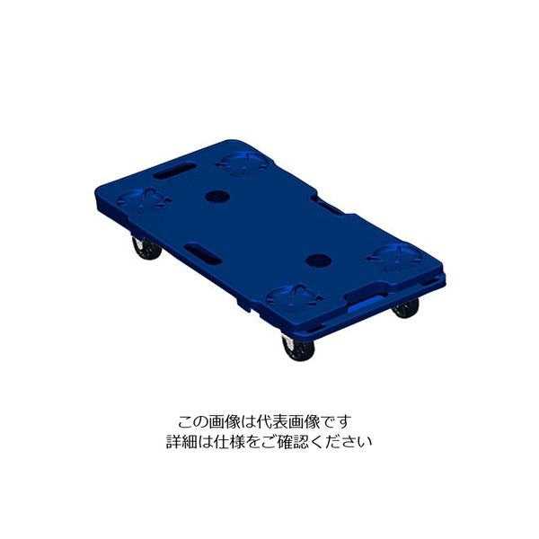 遠藤商事 タイキャリー(ナイロン車) ブルー TR-75 1個 63-5700-89（直送品）
