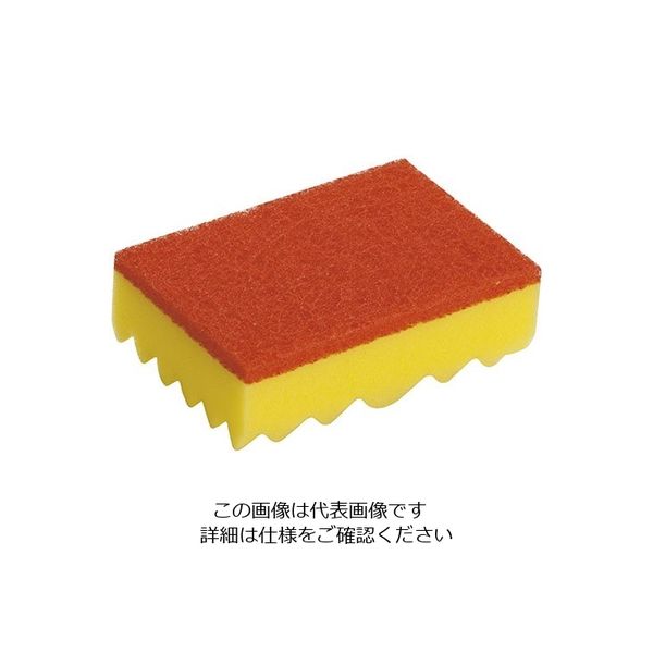 キクロン キクロンPRO スポンジたわし ソフト イエロー B-612 1個 63-5703-55（直送品）