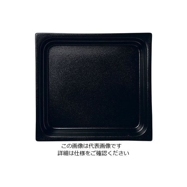 RAK Porcelain ガストロノームパン 角型 2/3 ブラック RA2308GNSB 1個 63-5706-73（直送品）