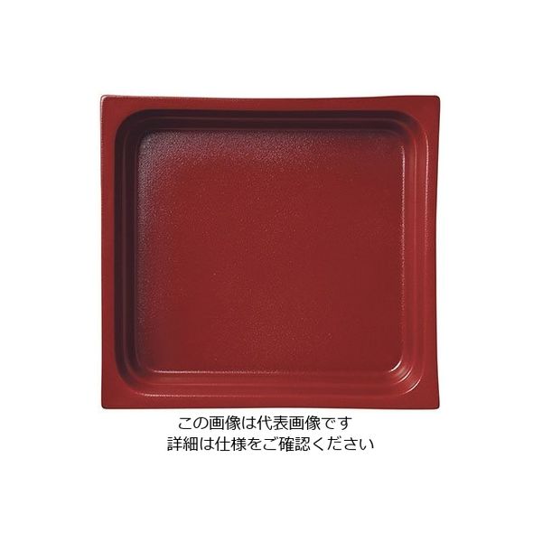 RAK Porcelain ガストロノームパン 角型 2/3 レッド RA2308GNDR 1個 63-5706-74（直送品）