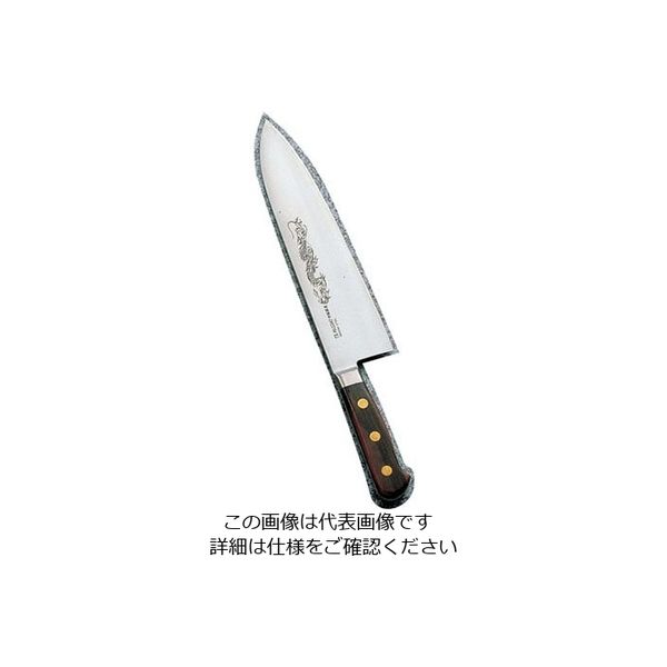 ミソノ刃物 ミソノ・スウェーデン鋼（龍彫刻入） 洋出刃 16.5cm No