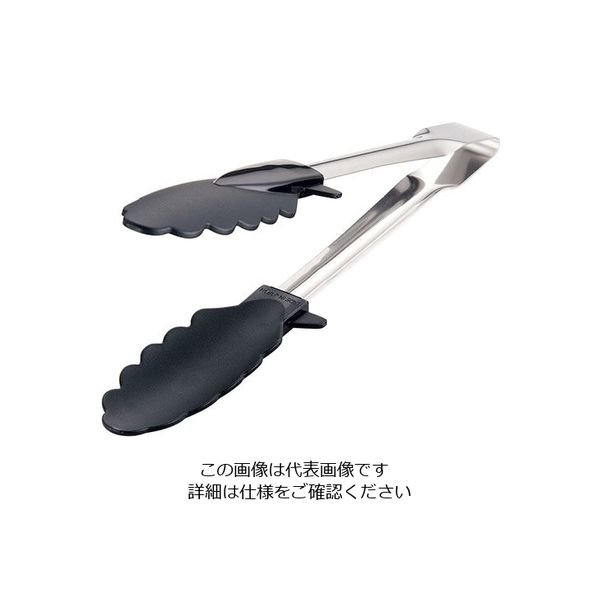 遠藤商事 66 ナイロントング 18cm ブラック 63-5696-36 1個（直送品）