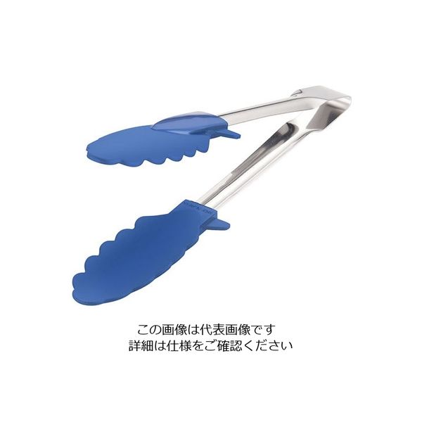 遠藤商事 66 ナイロントング 18cm ブルー 63-5696-37 1個（直送品）