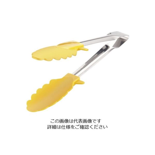 遠藤商事 66 ナイロントング 18cm イエロー 63-5696-38 1個（直送品）