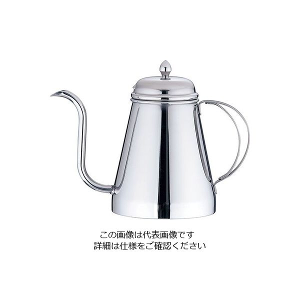 遠藤商事 18ー8 コーヒードリップポット(蓋付) 1000cc 63-5699-45 1個（直送品）