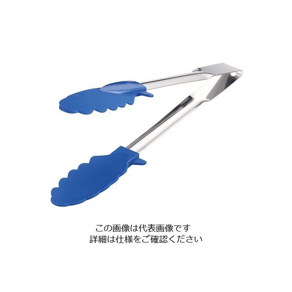 遠藤商事 66 ナイロントング 24cm ブルー 63-5696-41 1個（直送品）