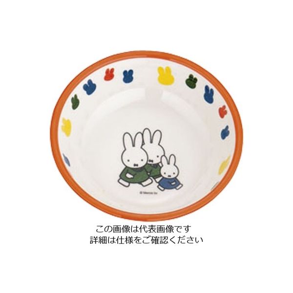 関東プラスチック工業 メラミンお子様食器 ミッフィー ボール M-3140AAG-R 1個 63-5717-07（直送品）