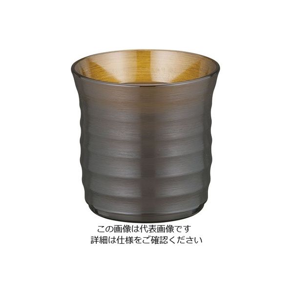 遠藤商事 スタッキング ガラ入れ 小 アンバー 63-5713-20 1個（直送品）