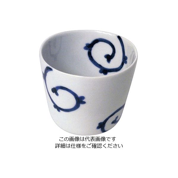遠藤商事 そば猪口 わらび唐草 21207-369 1個 63-5713-58（直送品）