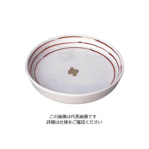 遠藤商事 そば薬味皿 赤絵渕十草 2507-215 1個 63-5713-99（直送品）