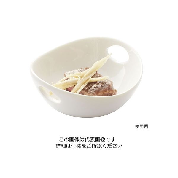 遠藤商事 ディッシュ ラウンド手付 6個入 BA0844 1セット(6個) 63-5714-24（直送品）