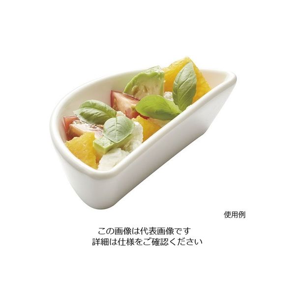 遠藤商事 デザートプレート ハーフラウンド 6個入 BA2897 1セット(6個) 63-5714-69（直送品）