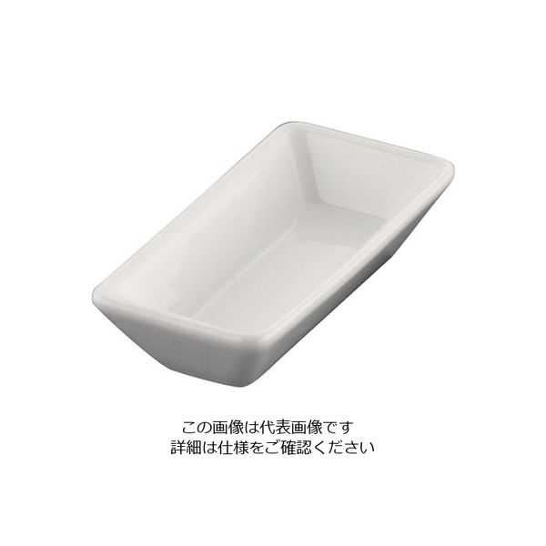 遠藤商事 デザートプレート レクタングル 6個入 BA2898 1セット(6個) 63-5714-70（直送品）