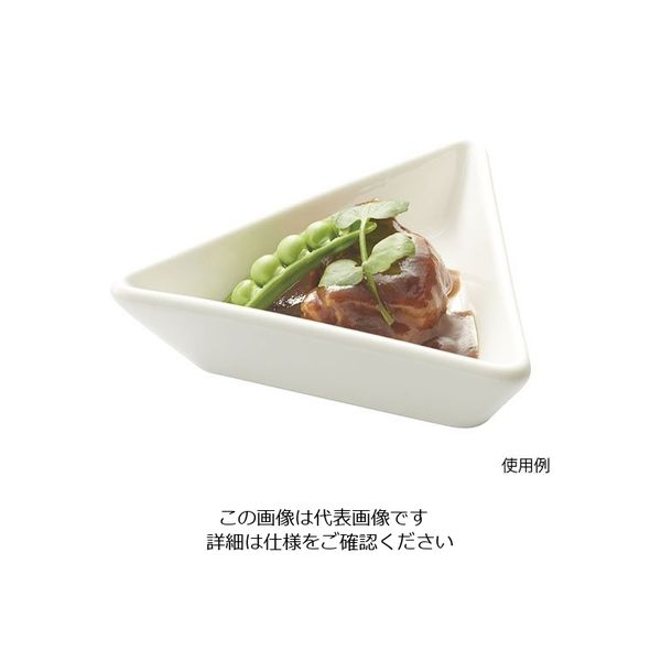 遠藤商事 デザートプレート トライアングル 6個入 BA2900 1セット(6個) 63-5714-72（直送品）