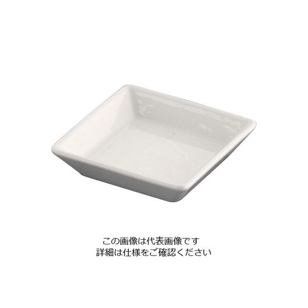 遠藤商事 デザートプレート スクエア 6個入 BA2899 1セット(6個) 63-5714-71（直送品）