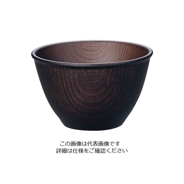 遠藤商事 WOOD スープボール 10cm ダークブラウン 63-5715-42 1個（直送品）
