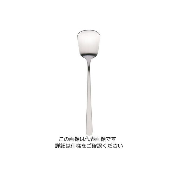 遠藤商事 SA18ー8 セピア ヘリテイジ マットシルバー 角アイススプーン 63-5707-42 1個（直送品）