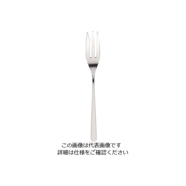 遠藤商事 SA18ー8 セピア ヘリテイジ マットシルバー ティーケーキフォーク 63-5707-43 1個（直送品）