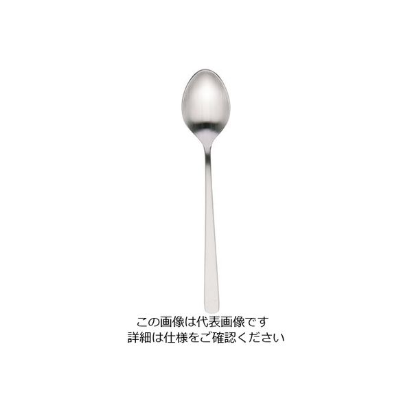遠藤商事 SA18ー8 セピア ヘリテイジ マットシルバー コーヒースプーン 63-5707-44 1個（直送品）