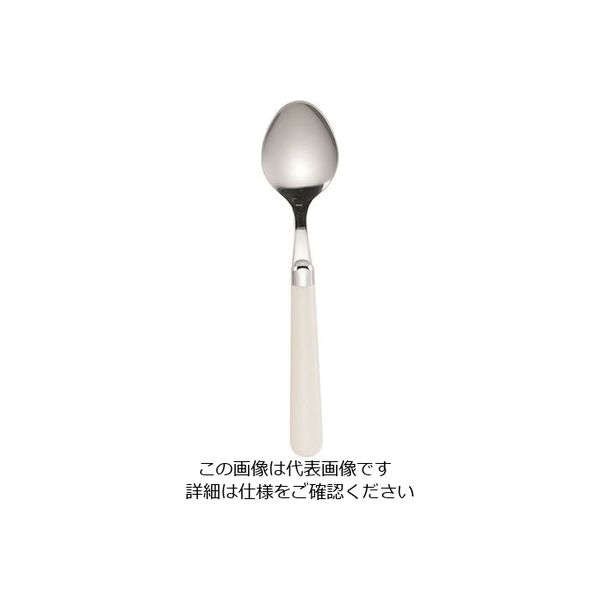 高桑金属 トラッドカトラリー アイボリー ティースプーン 63-5707-69 1個（直送品）