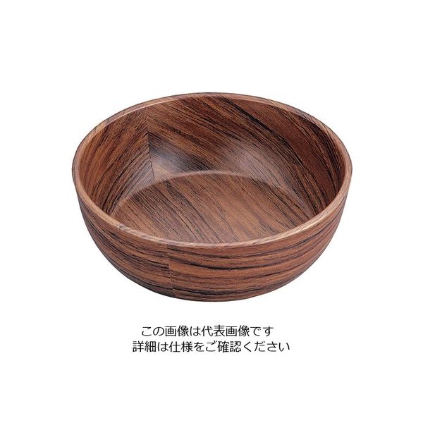 遠藤商事 JB ラウンドボウル ウォールナット 20cm H65 63-5710-18 1個（直送品）