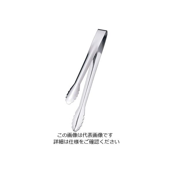 関川鋼販 ステンレス薬味トング 丸型 63-5713-13 1個（直送品）