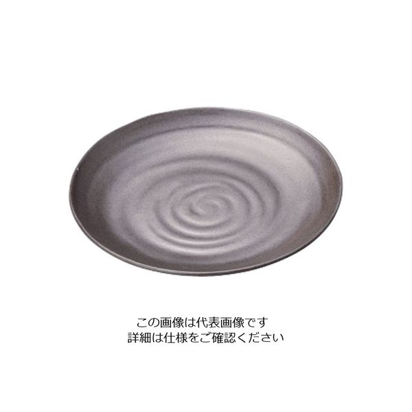 マイン メラミンウェア 茶 丸皿 φ21 M11-562 1個 63-5717-11（直送品）