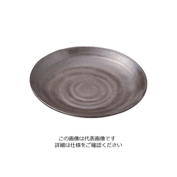マイン メラミンウェア 茶 丸皿 φ18 M11-563 1個 63-5717-12（直送品）