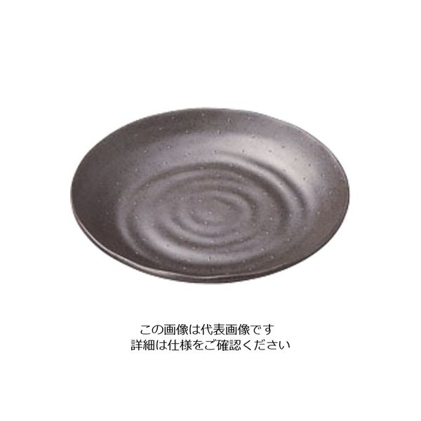 マイン メラミンウェア 茶 丸皿 φ13 M11-565 1個 63-5717-14（直送品）