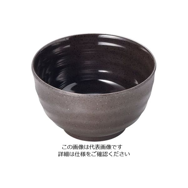 マイン メラミンウェア 茶 飯器 小 M11-579 1個 63-5717-31（直送品）