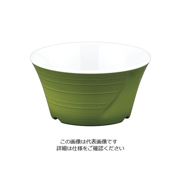 関西合成樹脂工業 メラミン 小鉢 大 ピクルスグリーン 63-5717-46 1個（直送品）