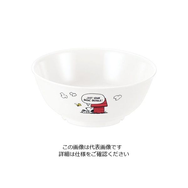 リッチェル メラミンお子様食器 トライ スヌーピー どんぶり ROK6101 1個 63-5717-76（直送品）